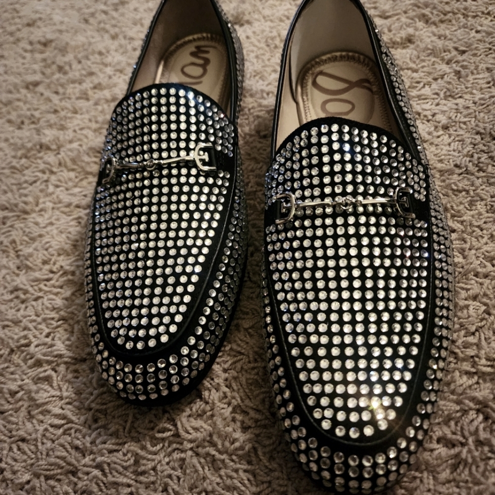 Sam edelman rhinestone loafers